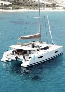 FOUNTAINE PAJOT 47 side view